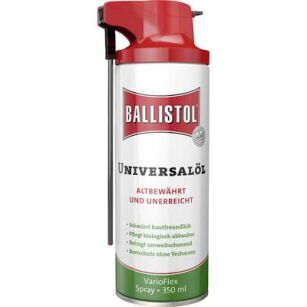 BALLISTOL Olej do broni spray Flex 350ml  w spray-u, na bazie naturalnego oleju, dysza VarioFlex