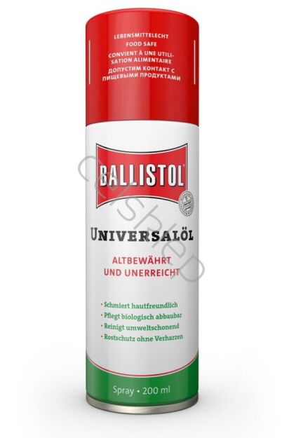 BALLISTOL Olej do broni spray 200 ml, na bazie naturalnego oleju - 21700-PL